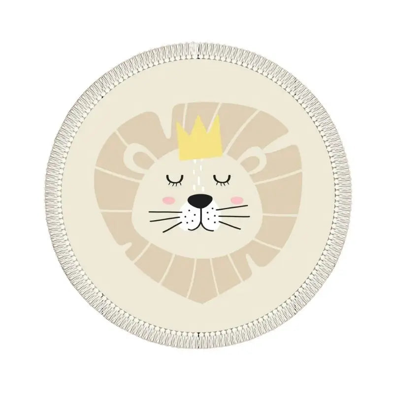 Dywanik - pokój dziecięcy - wzór lwa - antypoślizgowy - miękki