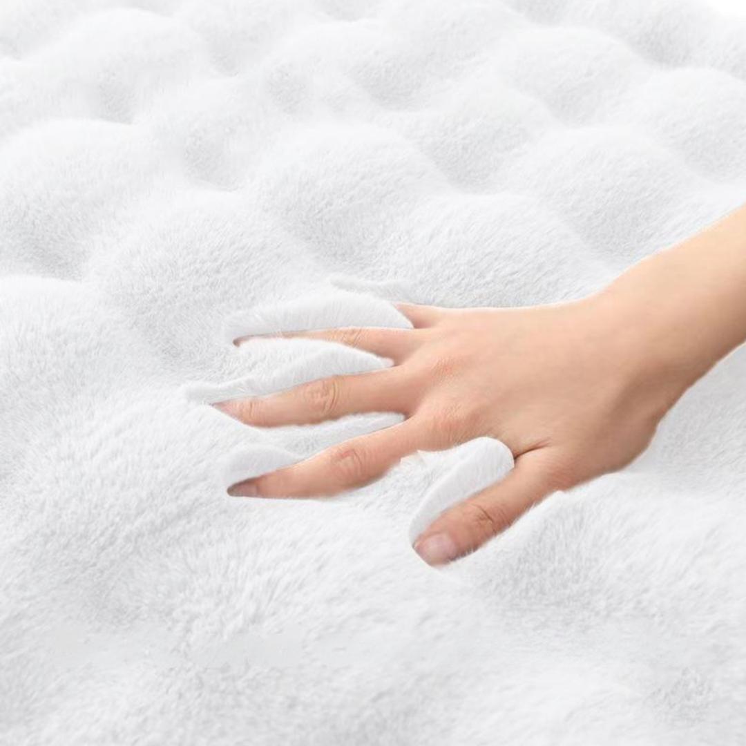 Dywanik – wzór w kropki – antypoślizgowy – miękki – ciepły kołnierz