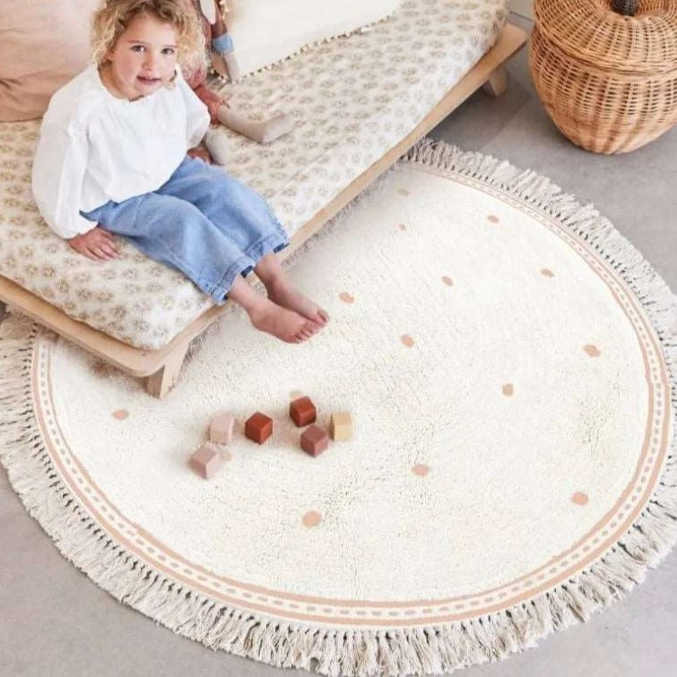Dywanik - mata do zabawy - antypoślizgowy - miękki - okrągły