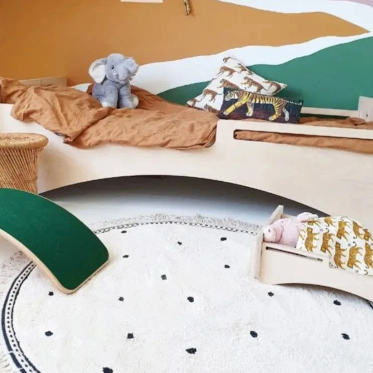 Dywanik - mata do zabawy - antypoślizgowy - miękki - okrągły