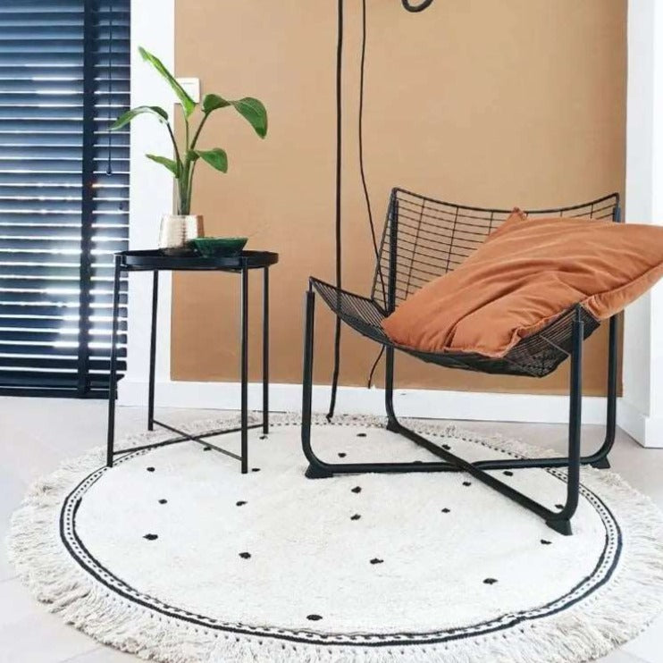 Dywanik - mata do zabawy - antypoślizgowy - miękki - okrągły