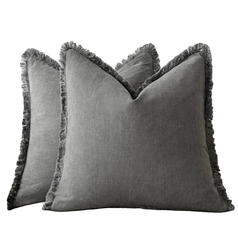 Poszewka na poduszkę – kwadratowy wzór – z zamkiem błyskawicznym – można prać – 5 kolorów