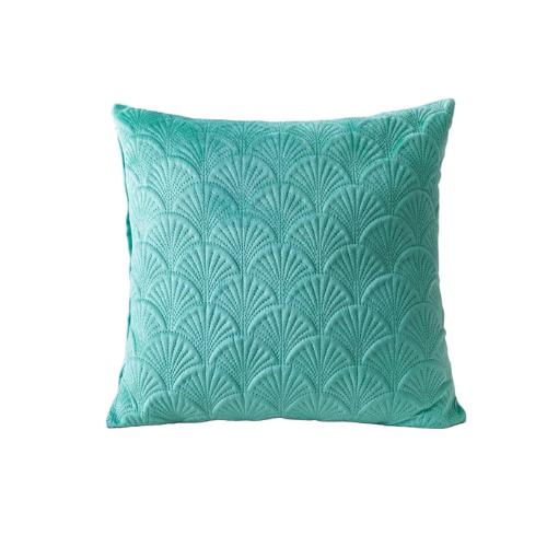 Poszewka na poduszkę – wzór muszelek morskich – 45 cm x 45 cm – kwadratowa