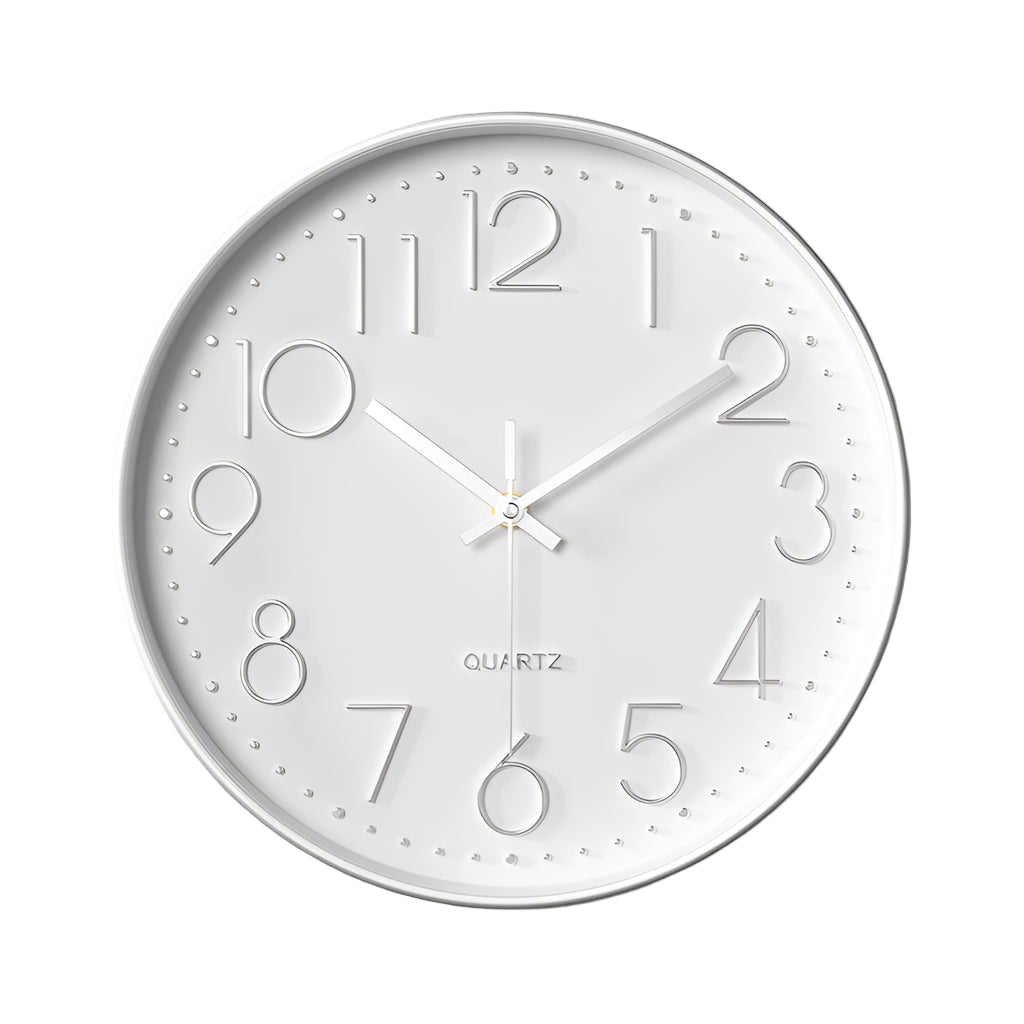 Prosty zegar ścienny 3D z dużymi cyframi