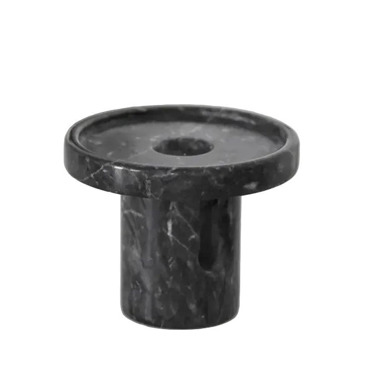 Świecznik - marmur - świeczniki stołowe - pojemnik na wosk