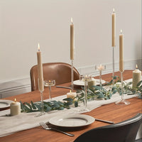 Świecznik - Szkło - 3 różne rozmiary - świeczniki stołowe - nastrojowe