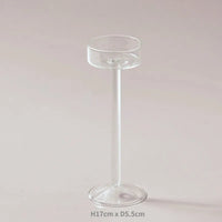 Świecznik - Szkło - 3 różne rozmiary - świeczniki stołowe - nastrojowe