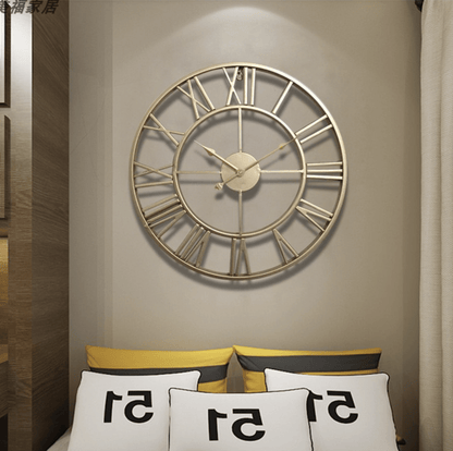 TIMEMESH – Zegar ścienny szkieletowy z cichym mechanizmem bez tykania 3